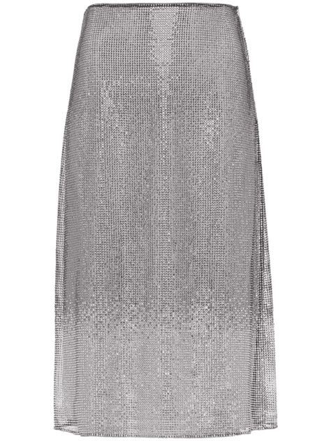 prada bling skirt|Prada skirts.